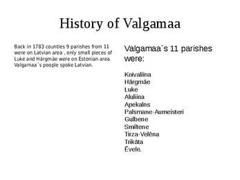 Ettekanne Valgamaast- inglisekeelne #3