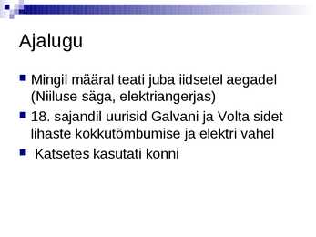 Bioelekter Esitlus #3