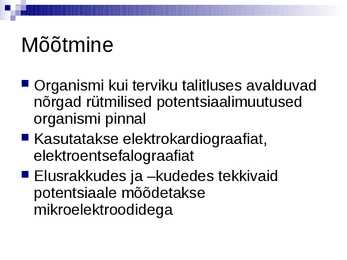 Bioelekter Esitlus #9