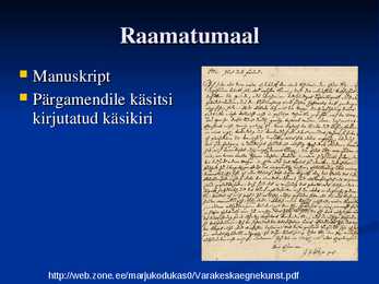 Varakeskaegne kunst Euroopas #8