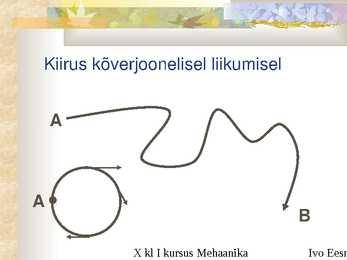 Ühtlaselt muutuv liikumine #18