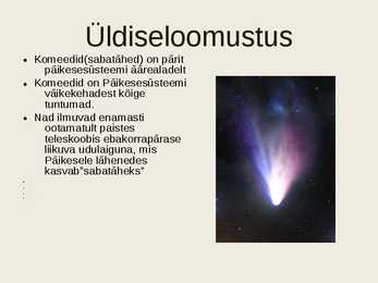Komeedid- slaidid- #2