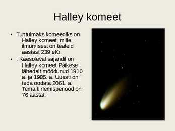 Komeedid- slaidid- #9
