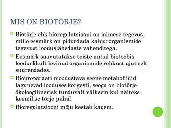 Biotõrje #2