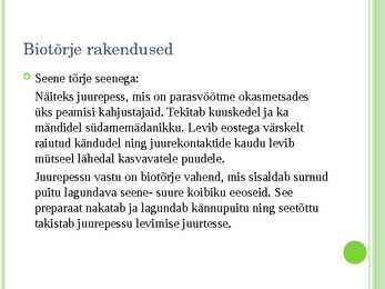 Biotõrje #3