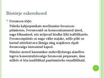 Biotõrje #4