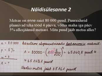 Eksponentsiaalne kasvamine ja kahanemine #5