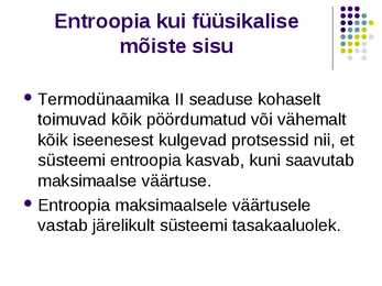 Termodünaamika II printsiip- slaidid- #10