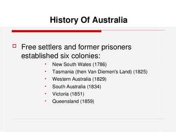 Australia-History and Geography #14