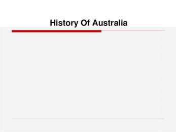 Australia-History and Geography #16