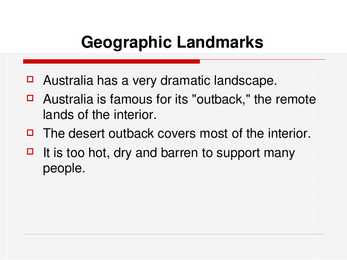 Australia-History and Geography #4