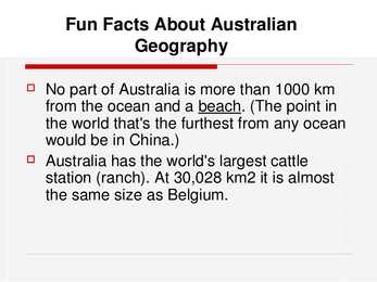 Australia-History and Geography #7
