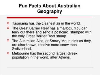 Australia-History and Geography #9
