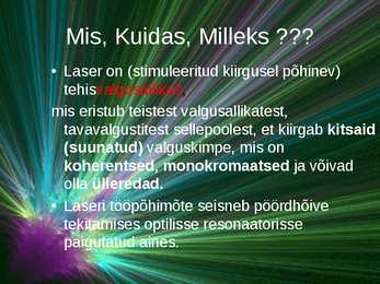 Laser- slaidid- #3
