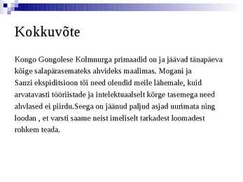 Kogu tõde simpansidest #10
