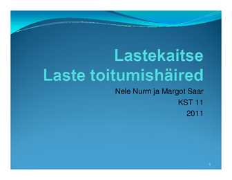Laste toitumishäired