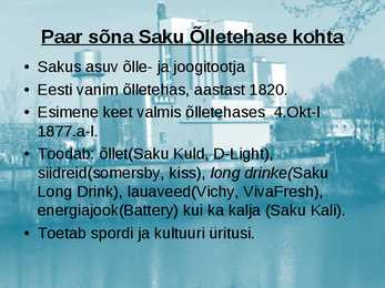 Saku õlletehas- slaidid- #2