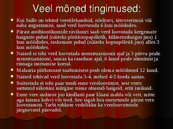 Veredoonorluse esitlus #5