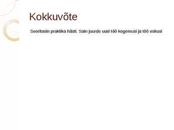 Õppepraktika kaitsmine #10
