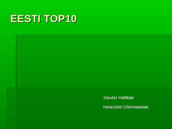 Eesti top10
