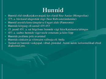 Hunnid ja Ungarlased #2