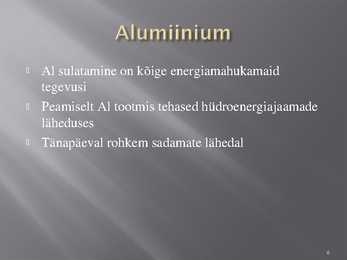 Alumiinium ja Naatrium #6
