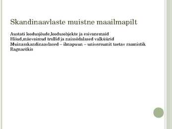 Skandinaavia keskajal #10