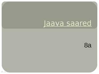 Jaava saared