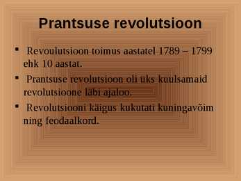 Prantsuse revolutsioon #2