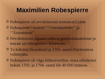 Prantsuse revolutsioon #14