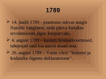 Prantsuse revolutsioon #4