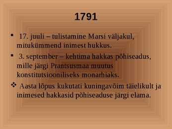 Prantsuse revolutsioon #6