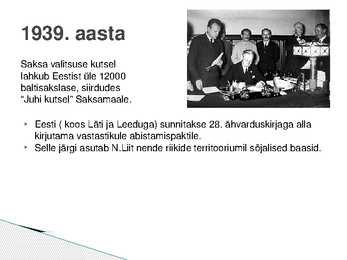 Eesti aastatel 1938-1940 #4