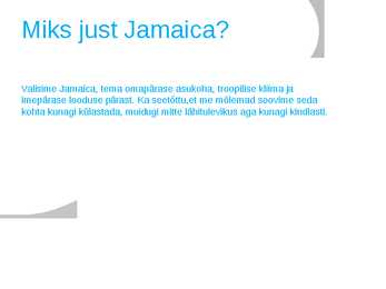 Jamaica Vabariik #2