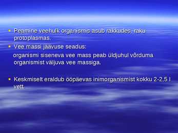 Vesi inimorganismis #4
