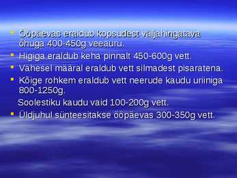 Vesi inimorganismis #5