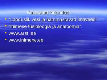 Vesi inimorganismis #9