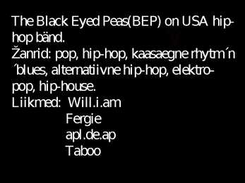 Black eyed peas #2