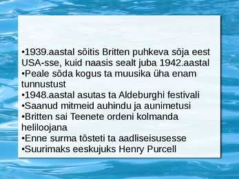 Benjamin Britten #3