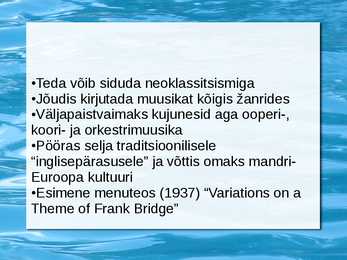 Benjamin Britten #5