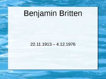 Benjamin Britten