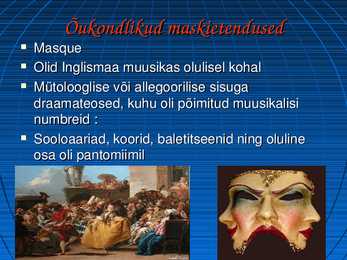 Barokk muusika Inglismaal #4