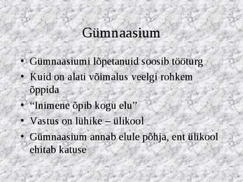 Õppimise võimalustest #6