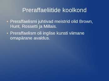 Inglise kunst 19-ja 20-sajandil #20