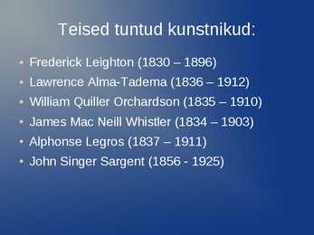 Inglise kunst 19-ja 20-sajandil #31