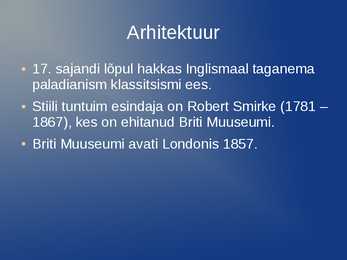 Inglise kunst 19-ja 20-sajandil #32
