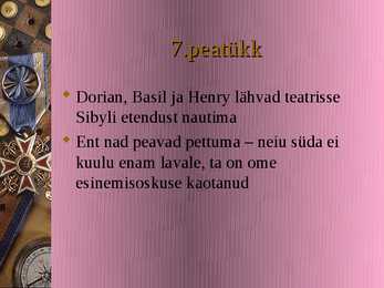 O Wilde-Dorian Gray portree-powerpointi esitlus #11
