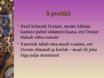 O Wilde-Dorian Gray portree-powerpointi esitlus #14