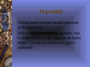 O Wilde-Dorian Gray portree-powerpointi esitlus #15