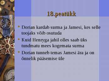 O Wilde-Dorian Gray portree-powerpointi esitlus #25